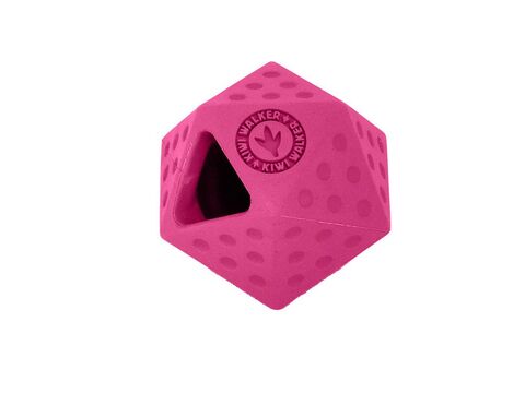 Kiwi hračka pro psa míček na pamlsky 6,5 cm Icosaball mini růžová