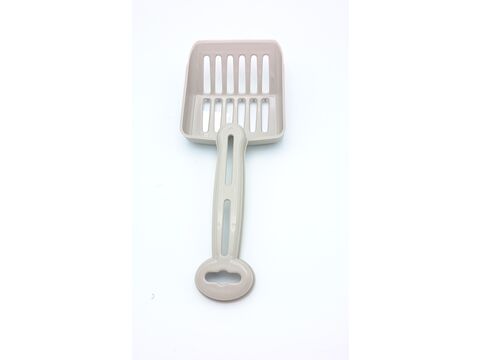 Lopatka WC velká KATJA 26 x 10 cm hnědá 3234