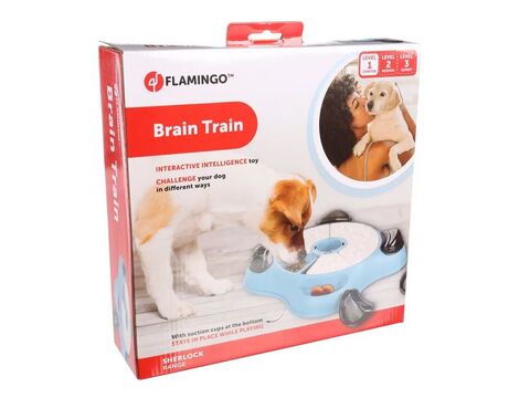 Flamingo Brain Train cliff tréninková interaktivní hračka pro psa 28,8 x 28,8 x 8,6 cm 