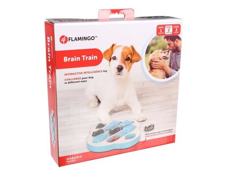 Flamingo Brain Train clyde tréninková interaktivní hračka pro psa 30,8 x 27 x 4,8 cm 