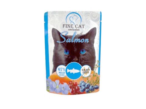 Fine Cat Exclusive XXL kapsa pro kočky s lososem 300 g v omáčce
