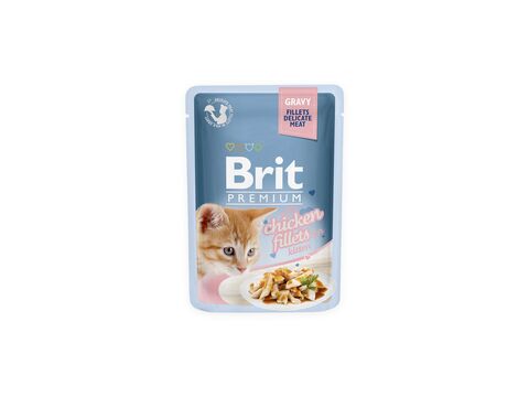 Brit Premium Cat Delicate Fillets Kitten 85 g
