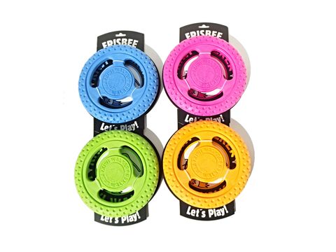 Kiwi Walker hračka pro psa házecí a plovací frisbee z TPR pěny průměr 22 cm zelená