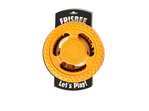 Kiwi Walker hračka pro psa házecí a plovací frisbee z TPR pěny průměr 22 cm oranžová