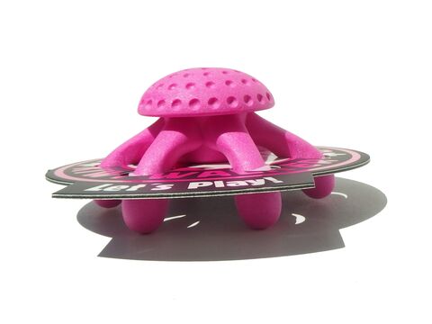Kiwi Walker hračka pro psa plovací chobotnice z TPR pěny, průměr 12 cm růžová