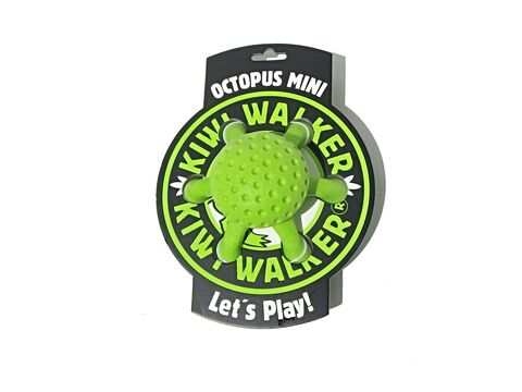 Kiwi Walker hračka pro psa plovací chobotnice z TPR pěny, průměr 12 cm zelená