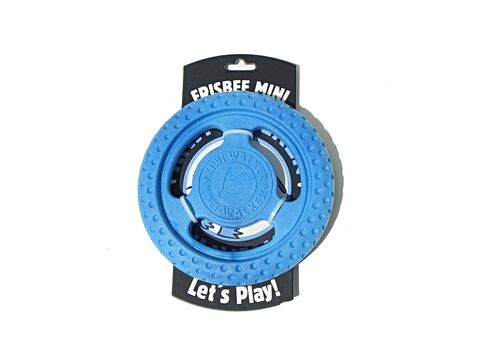 Kiwi Walker hračka pro psa házecí a plovací frisbee z TPR pěny průměr 16 cm modrá