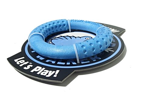 Kiwi Walker hračka pro psa házecí a plovací kruh z TPR pěny průměr 13 cm modrá