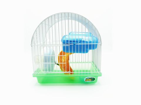 Tatrapet klec pro křečky 22,5 x 17 x 25,5 cm s výbavou zelená 