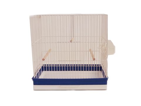 Klec pro malé papoušky kostka 40 x 27 x 38 cm tmavě modrá