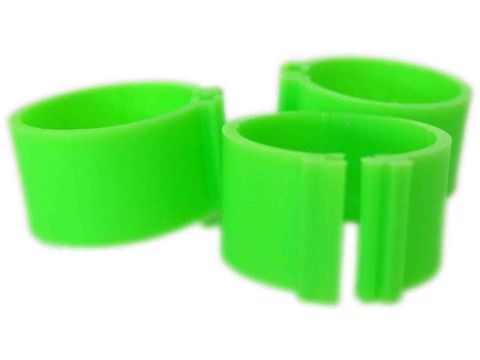 Kroužky pro slepice průměr 16 mm zelené  23221 3