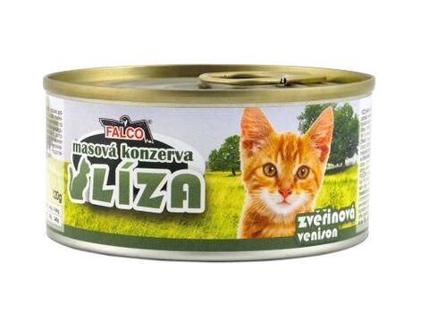 Líza konzerva pro kočku 120 g 100 % zvěřina  4.079