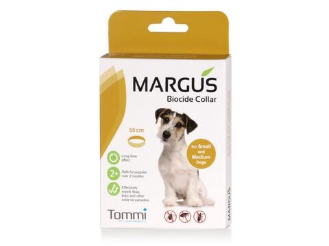 Margus Biocide obojek pes S - M 55 cm antiparazitní