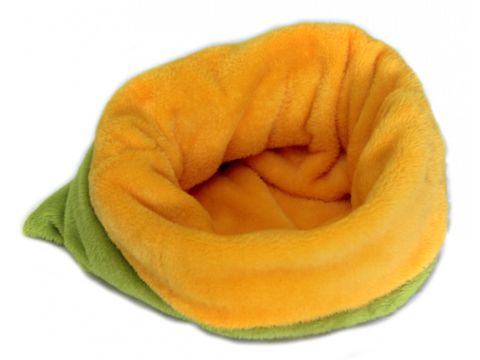Marysa spací pytel Mini 37 x 40 cm 3 v 1 barva 30 zelená / žlutá pro štěňata / koťata