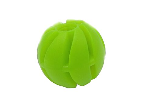 Tatrapet hračka pro psa míček spirála průměr 4 cm, tvrdá guma, s vůní vanilky, zelená