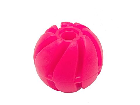 Tatrapet hračka pro psa míček spirála průměr 4 cm, tvrdá guma, s vůní vanilky, červená 