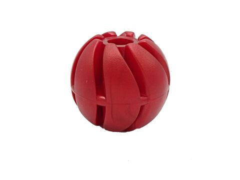 Tatrapet hračka pro psa míček spirála, průměr 7 cm, tvrdá guma, s vůní vanilky, vínová