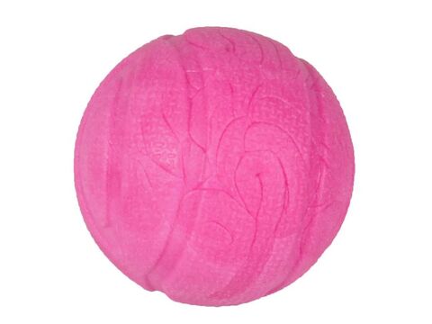 Flamingo hračka pro psa míček 6,5 cm s vůní maliny růžová