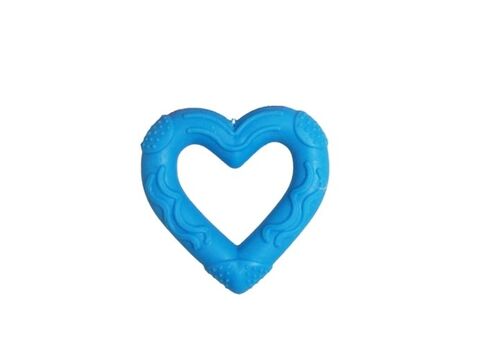 Tatrapet hračka pro psa srdíčko dentální 7 cm  guma modrá