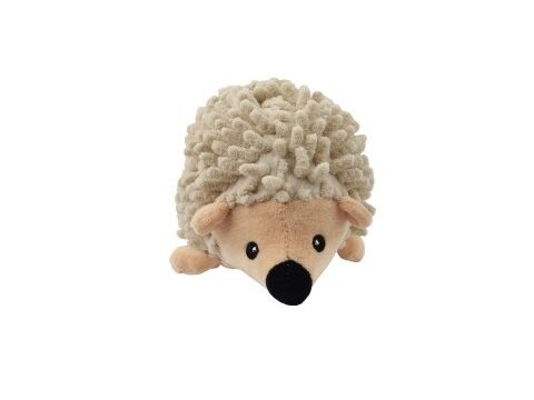 Nayeco hračka pro psa ježek 19 cm pískací plyšová béžová