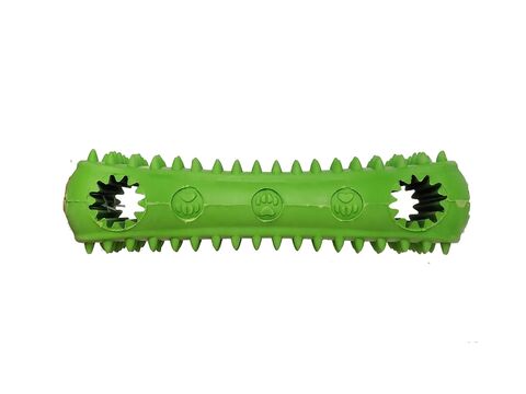 Nayeco hračka pro psa dentální kost tvrdá guma 14 cm zelená