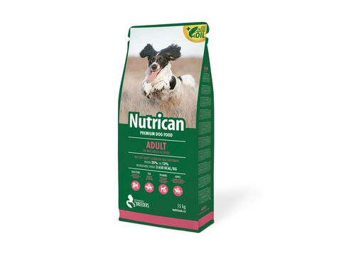 Nutrican Adult 15 kg + dárek zásobník na pamlsky Nutrican