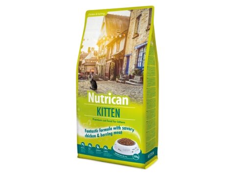 Nutrican Kitten kuřecí 10 kg pro kotě + dárek Nutrican odměrka na krmivo