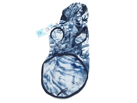 Nayeco vesta pro psa plyšová 40 cm, s kapucí,  obvod 44 cm, modrá doprodej