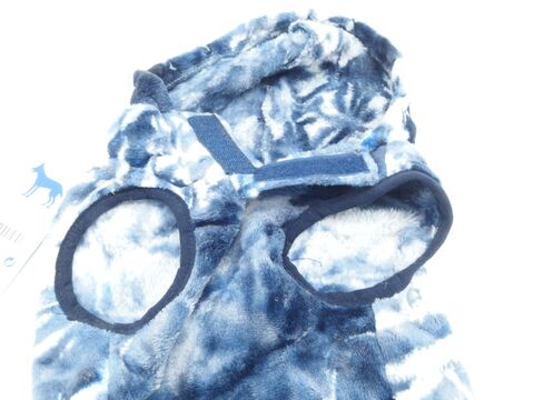 Nayeco vesta pro psa plyšová 40 cm, s kapucí,  obvod 44 cm, modrá doprodej