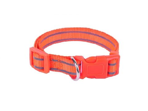 Tatrapet Benny obojek na psa Basic 20 mm x 30-45 cm nylon reflexní oranžový