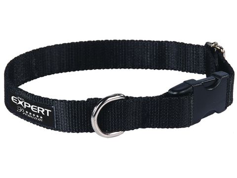 Tatrapet Pet Expert obojek na psa Basic 25 mm x 40 - 60 cm nylon revlexní černý