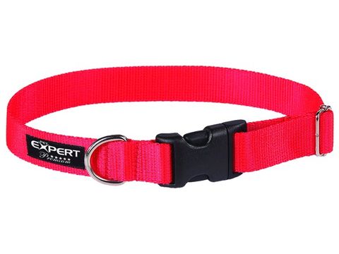 Tatrapet Pet Expert obojek na psa Basic 15 mm x 25-40 cm nylon červený