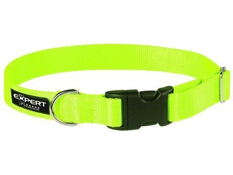 Tatrapet Pet Expert obojek na psa Basic 20 mm x 35-50 cm nylon reflexní zářivě zelený