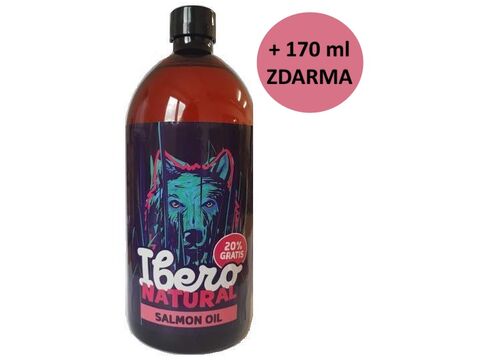 Ibero Salmon Oil 830 ml + 170 ml zdarma olej 