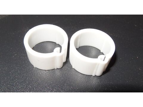 Kroužky pro slepice průměr 18mm bílé 23223