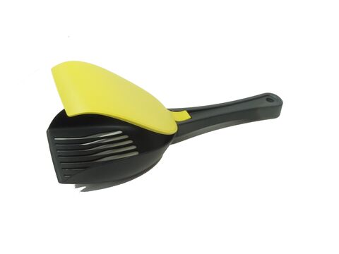 Nayeco WC lopatka s klapkou 10 x 27 cm žlutá