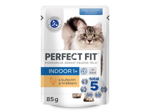 Perfect Fit Indoor kapsa 85 g kuře s hráškem 