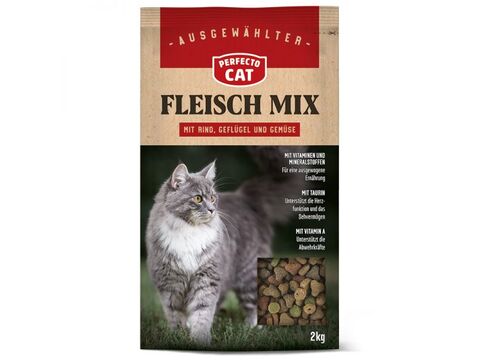 Perfecto cat masový mix 2 kg hovězí, drůbeží a zelenina 