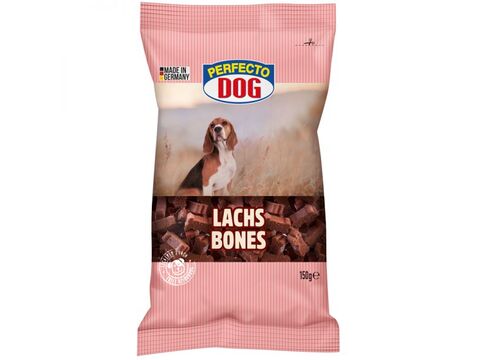 Perfecto Dog Kostičky s lososem 150g  