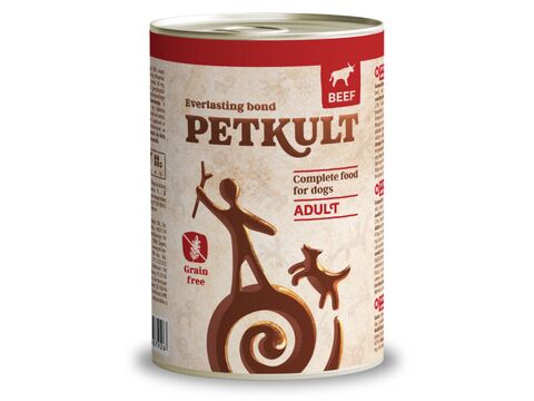 Petkult adult hovězí 400 g grain free  