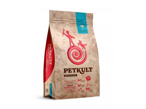 Petkult dog sensitive fish adult medium  12 kg   