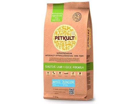 Petkult dog large Junior lamb & rice 12 kg 