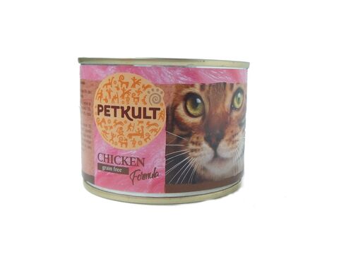 Petkult adult cat 185 g kuřecí grain free 