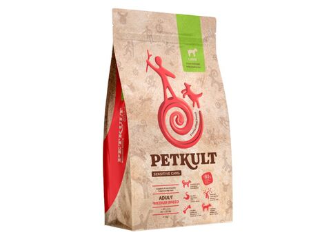 Petkult dog medium adult  lamb & rice 12 kg