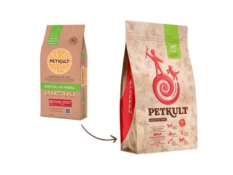 Petkult dog medium adult  lamb & rice 12 kg