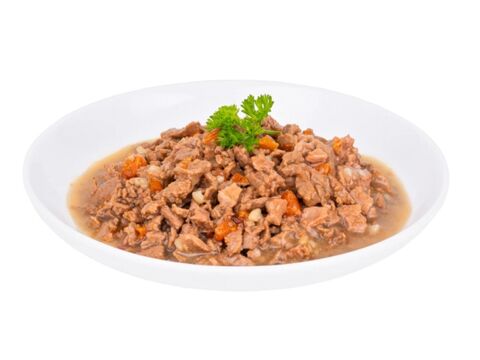 Plaisir Chef TETRAPACK pro dospělé psy drůbeží s rýží a mrkví v omáčce 380g