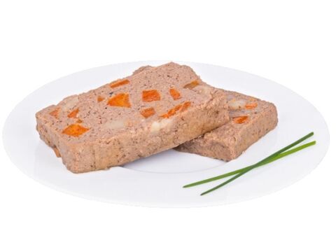 Plaisir Chef TETRAPACK pro dospělé psy hovězí se sladkými bramborami a mrkví paté 380g