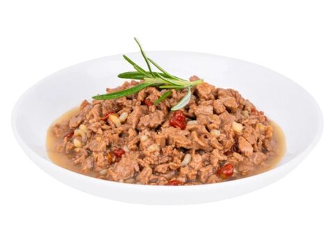 Plaisir Chef TETRAPACK pro dospělé psy kuře s rýží a rajčaty v omáčce 380g