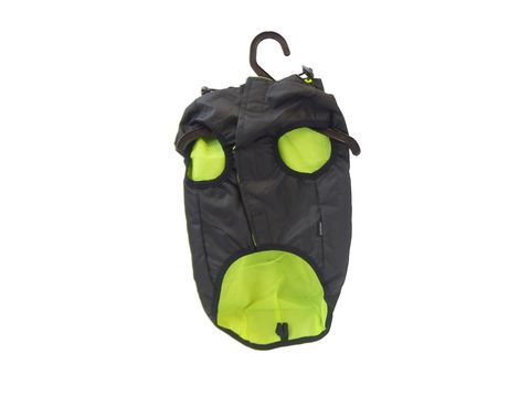 Nayeco pláštěnka pro psa s kapucí černá s reflexním vzorem 50 cm obvod 64 cm 