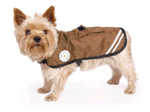 Obleček pro psy pláštěnka Pocker Mokka 20 cm 12810 
